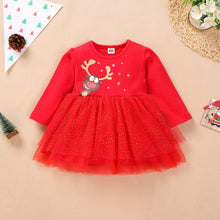 Load image into Gallery viewer, New Princess  Baby Kids Girls Christmas Solid Deer Tutu Skirt  Dress Unique Design Perfect Gift
