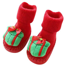 Load image into Gallery viewer, Baby Socks Christmas Newborn For Baby Boys/Girls Christmas Floor Socks Anti-Slip Baby Step Socks For Baby Kids
