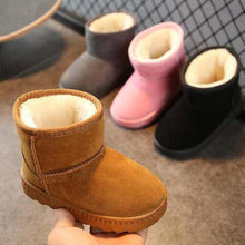 Load image into Gallery viewer, Winter Kids Fashion Snow Boots Thick Warm Plush Soft Bottom Girls Short Boots Ski Boot For Toddler
