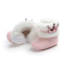 Load image into Gallery viewer, Baby Girl Warm Newborn Infant Winter Babies Soft Boots Anti-slip Children Kids Girls Snow Shoes
