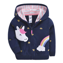 Load image into Gallery viewer, Luxury Printed New Trend Newborn Baby Hooded  Cotton Sweater For Baby Girl/boys In Elegant Modern Luxury Style With Unicorn
