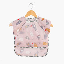 Load image into Gallery viewer, Baby Bibs Cotton Cartoon Children Accessories Short Sleeve Eco Friendly Waterproof Washable Clothing Bib for Kids
