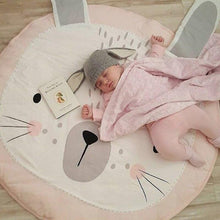 Load image into Gallery viewer, Play Mat Cartoon Animal Baby Mats Newborn Infant Crawling Cotton Round Floor Carpet Rugs Mat for Kids Room Nursery Decor
