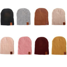 Load image into Gallery viewer, Winter Hats Mom&amp; Dad Women Man Toddle Kids Baby Boy Girl Winter Warm Caps Knit Beanie Hat Adults Kids Caps For Mother and Daughter Summer Cap
