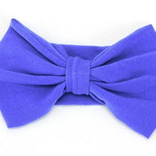 Load image into Gallery viewer, Headband Knitted Cotton Children Girls Elastic Bow Hair Bands Turban for girl Headbands
