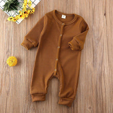 Load image into Gallery viewer, Baby Girl / Boy Clothes Kids Knitted Long Sleeve Autumn Winter Romper Solid Jumpsuit Outfit
