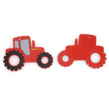 Load image into Gallery viewer, 1PC Car Tractor Silicone Baby Teether Rodent Baby Teething Toys Chewable Animal Shape Baby Products Nursing Gift For Baby Kids
