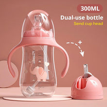 Load image into Gallery viewer, Baby Bottles Drinking Cup Feeding Bottle Wide-Caliber Drinking Milk Drinking Water Dual-use Bottle For baby and Kids

