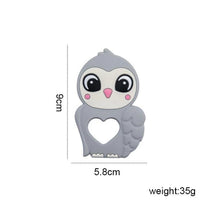 Load image into Gallery viewer, Silicone Baby Teether Toddler Toy,  Stroller Accessories For Pacifier Chain Owl Food Grade Toys Baby Teether
