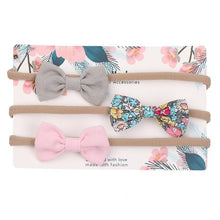 Load image into Gallery viewer, Baby Girls Headband Infant Elastic Headwear Kids Hair Accessories Bow Set For Baby Girls
