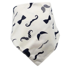 Load image into Gallery viewer, Baby Bibs Triangle Cotton Cartoon Child Bandana Dribble Bibs Newborn Slabber Absorbent Cloth For Baby and Kids
