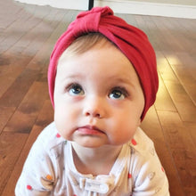 Load image into Gallery viewer, Modern popular Mother and Daughter Turban Headband Set Girls Headwear Mother and Baby Turban Headbands Set Lovely Knot Beanie Baby Hair Accessories
