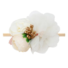 Load image into Gallery viewer, Handmade Luxury Pearl Baby Headbands Bundle Nylon Elastic  Newborn Hair Accessories for Girls Kids
