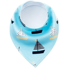 Load image into Gallery viewer, Baby Bibs Triangle scarf Cotton Cartoon Child Bandana Bib Dribble Bibs Newborn BIb for Kids
