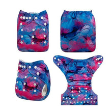 Load image into Gallery viewer, ModernLuxury Printed Baby Cloth Diaper Reusable Cloth Nappy Snap Adjustable Pocket Diaper Nappies For Baby Kids

