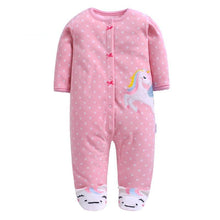 Load image into Gallery viewer, Home Love Romper Fleece Jumpsuit For Newborn Baby Boys And Baby Girl  New Born Baby Clothes
