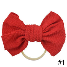 Load image into Gallery viewer, Headband Bow Girl Headbands Nylon Elastic Hair Accessories Photography Props For Baby Girls In Elegant Design
