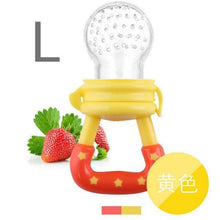 Load image into Gallery viewer, Silicone Baby Pacifier Feeder Cartoon Animal Infant Nipple Holder Newborn Fruit pacifier Tetine Silicona Nipple Bit
