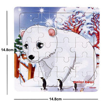 Load image into Gallery viewer, 38 Style Cartoon Wooden Puzzle Children Animal/ Vehicle Toy For  2-6 Year Baby Early Educational Toys for Kids
