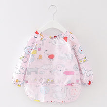 Load image into Gallery viewer, Modern Luxury NEW Baby Cute Cartoon Waterproof Long Sleeve Apron Baby  Feeding Bib for Children Baby and Kids
