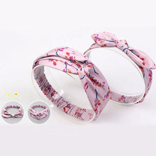 Load image into Gallery viewer, Modern Mother &amp; Daughter Rabbit Ears Bow Hair Bands Cloth Headband Bowknot Headwear Bow
