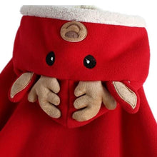 Load image into Gallery viewer, New Year Baby Girls Christmas Reindeer hooded Coat for Babies Boys and Girls In Modern New elegant Design Special Deisgn For Kids
