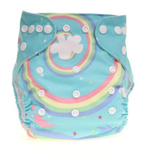 Load image into Gallery viewer, Baby Pocket Cloth Diaper Nappy Reusable Adjustable Washable No Inserts Nappie For Baby In Modern Printed Style
