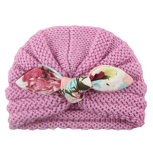 Load image into Gallery viewer, New  Handmade Cotton Girl Hat Autumn Winter Baby Boy Girl Hat Colorful Bow Elastic Cute Baby Turban In Elegant Design
