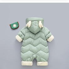 Load image into Gallery viewer, Modern Elegant Baby Warm Thick Cotton Hooded Jumpsuit Snowsuit Rompers Outfit for Children In Modern Design
