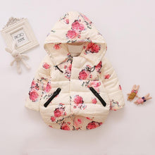Load image into Gallery viewer, Modern Designer New Winter Baby Outerwear Hooded Printed Cotton Padded Jacket and Coats For Babies and Girls Kids
