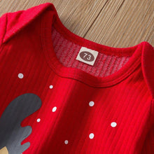 Load image into Gallery viewer, Christmas Romper Bodysuit Pants Hat Set for Newborn Baby Girls/Boys In New Year Holiday Design For Boys and Girls
