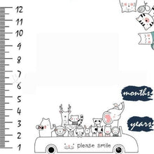 Load image into Gallery viewer, Newborn baby Monthly Growth  Blanket Photography Props Background Cloth For Baby
