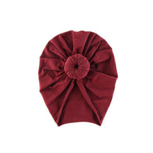 Load image into Gallery viewer, Infant Baby Headbands Solid Cotton Knot Turban Headband For Girls  Beanie Hat Headwear For Girls
