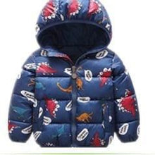 Load image into Gallery viewer, Shiny Toddler Baby Warm Hooded Coat Winter Outerwear Infant Clothes Cute Jacket Baby Clothes For Girls
