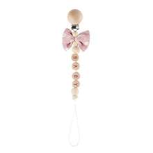 Load image into Gallery viewer, Handmade Modern Unique Baby Pacifier Chain Clip Cotton Cloth Plush Animal Toys Soother Nipples Holder For Baby
