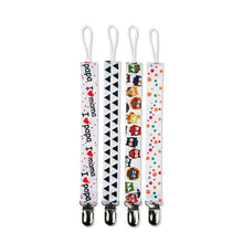 Load image into Gallery viewer, 4PCS/SET Infant Pacifier Clips Holder Clip Nursing Teether Clip Nipple Holder Baby Pacifier Clip Soother Holder for Pacifier for Kids and Baby
