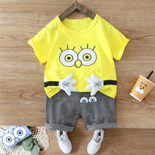 Load image into Gallery viewer, Fashion Infant  Clothing Set for Boys and Girls Cute Summer Casual Clothes Set  Top+Shorts Kids Clothes Summer Edition T shirt and Pants Set
