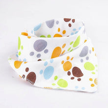 Load image into Gallery viewer, Baby Bibs Waterproof Triangle Cotton Cartoon Child Bibs Dribble Bibs Newborn Slabber Absorbent Cloth For Kids
