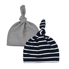 Load image into Gallery viewer, Baby Set 2PCS Caps Hat Spring Autumn 100% Cotton Newborns Children Baby Caps Baby Hats For Girls and Boys Caps for Sleeping
