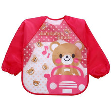 Load image into Gallery viewer, Modern Luxury NEW Baby Cute Cartoon Waterproof Long Sleeve Apron Baby  Feeding Bib for Children Baby and Kids
