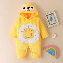 Load image into Gallery viewer, Luxury Modern Newborn Baby Boy/Girl Clothes Long Sleeve Hoddies Bear Zipper Baby Romper Clothes Autumn Winter Season For Kids and Baby
