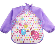Load image into Gallery viewer, Modern Luxury NEW Baby Cute Cartoon Waterproof Long Sleeve Apron Baby  Feeding Bib for Children Baby and Kids

