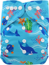 Load image into Gallery viewer, Baby Cloth Diapers Reusable Nappies Character Unisex Baby Care Pants Waterproof Pocket Cloth Diaper For Baby
