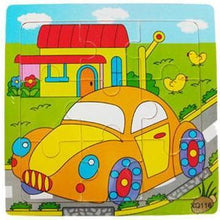 Load image into Gallery viewer, 1 Pcs Animal Wooden Puzzles For Children In Wooden 3D Mosaic Puzzles Kids Educational Toys Design  For Baby Birthday Gifts
