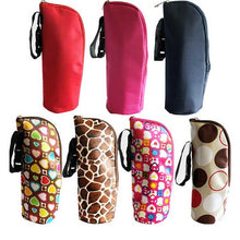 Load image into Gallery viewer, Milk Baby Bottle Warmer Insulation Thermal Colorful Bag For Babies Bottles Water Cup Keep Warm Thermos

