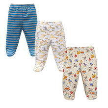 Load image into Gallery viewer, 3PCS Baby Pants 100% Cotton Baby Girls and  Boys Clothes Unisex Casual Bottom PP Pants Newborn Baby Clothing For Children
