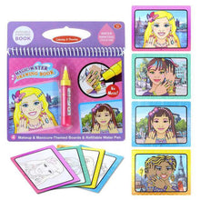 Load image into Gallery viewer, Reusable Magic Water Drawing Book With Pen Coloring Painting Book Drawing Board Juguetes Education Learning Toys for Children
