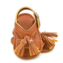 Load image into Gallery viewer, Baby Summer Newborn 0-18M Infant Baby Girls Boys Shoes Solid Non-slip Party Bow PU Leather Breathable Toddler Shoes
