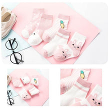 Load image into Gallery viewer, Luxury Modern 5pair Socks Set Kids Soft Cotton Socks Baby Cute Cartoon Warm Dots Fashion Sport Socks For Firls and Boys Kids
