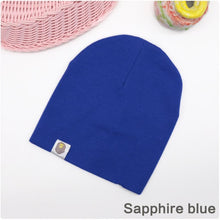 Load image into Gallery viewer, Baby Street Dance Hip Hop Hat Cotton Toddler Hat for Boys and  Girls Cap Winter Warm Solid Color Children Hat In Modern Design
